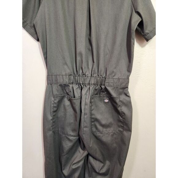 Dickies Short Sleeve Coveralls Jumpsuit Womens Size M Green - Picture 5 of 5